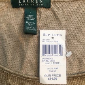 NWT Ralph Lauren Stretchy T Shirt